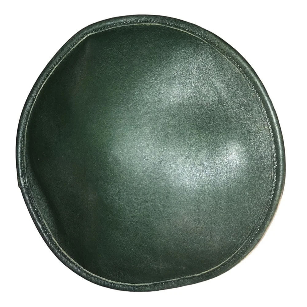 COACH Bottle Green Glove Tanned Leather Duffle Sac XL Bucket Bag 9085 USA COA